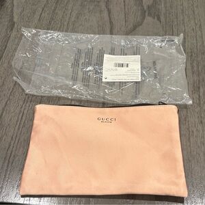 * NEW Gucci Bloom light coral zip Pouch